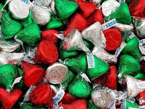 Hersheys Christmas Kisses 1lb Bag